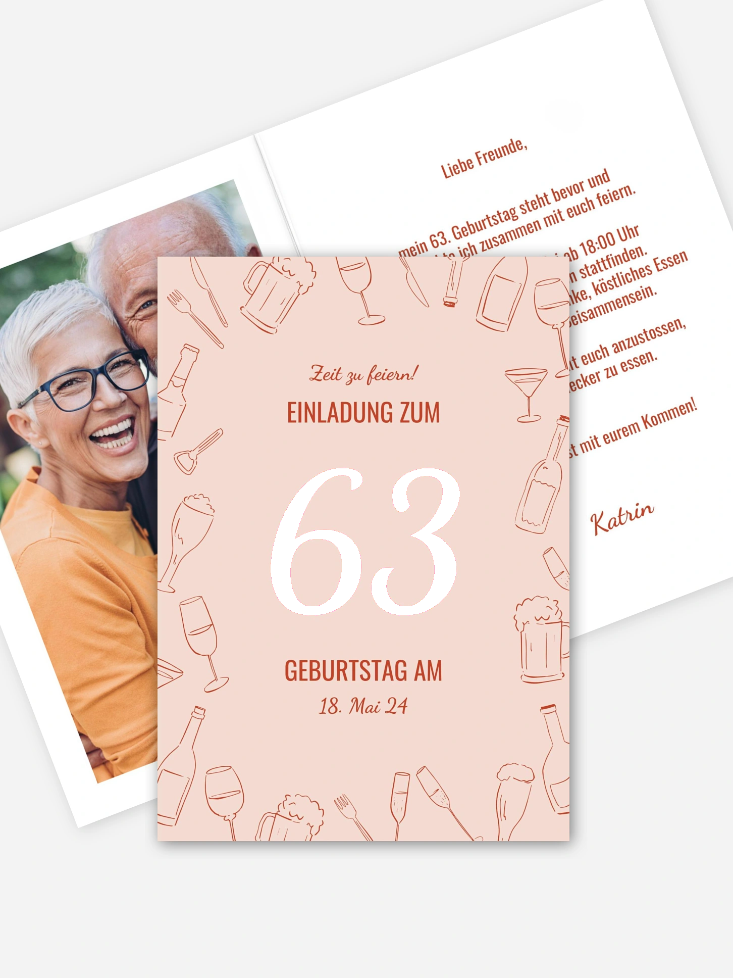 Geburtstagseinladung Party Frame