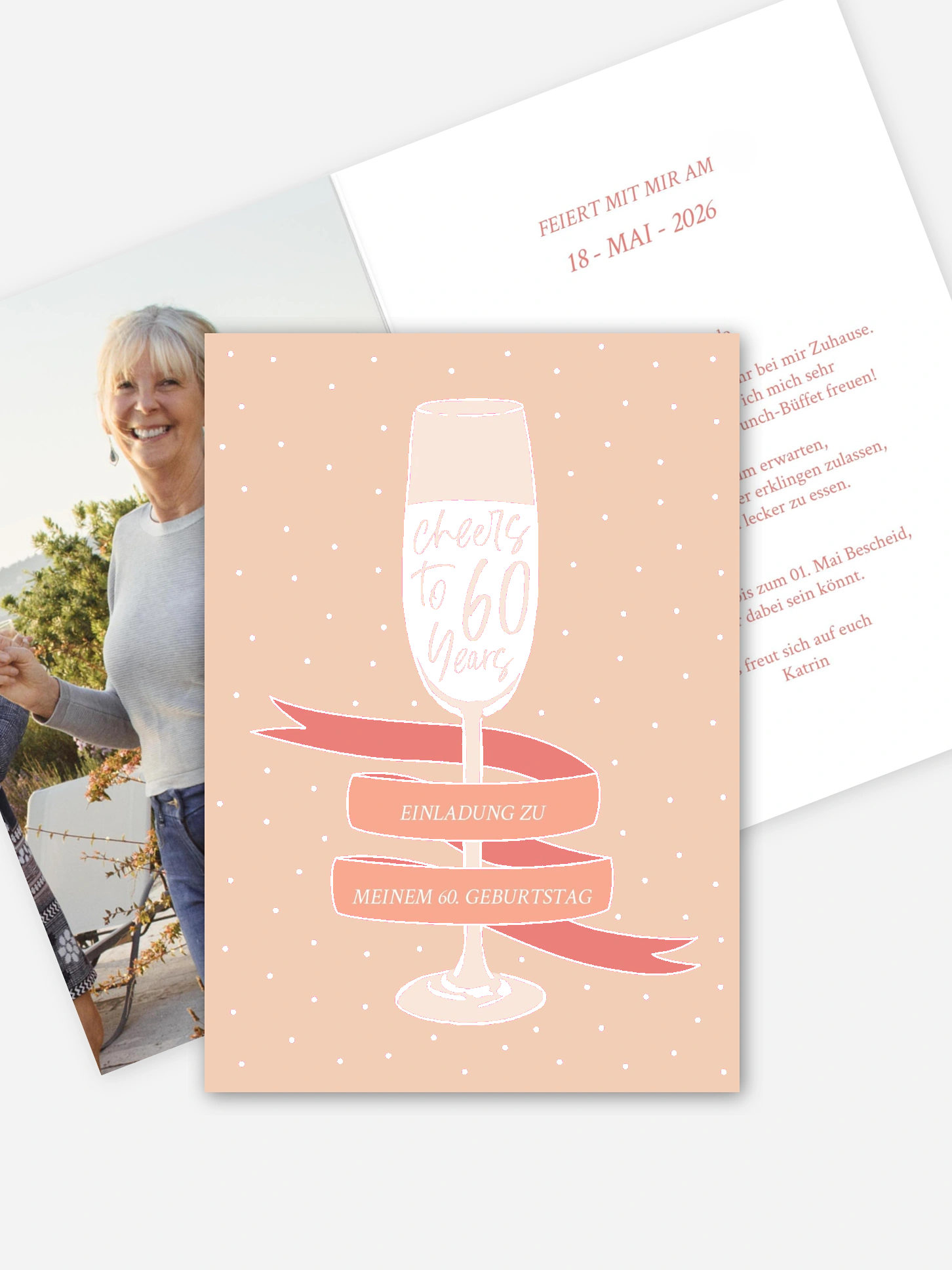 Einladung 60. Geburtstag Cheers And Years