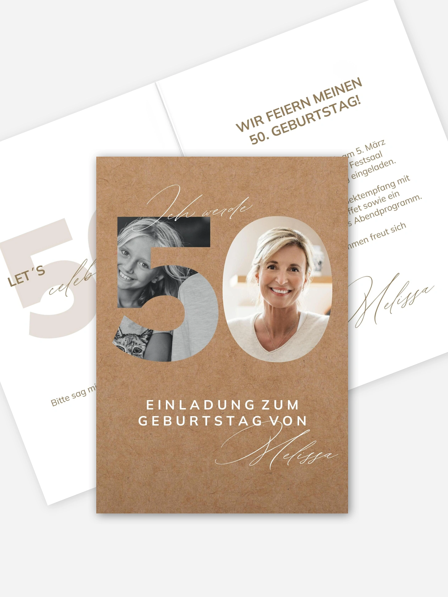 Einladung 50. Geburtstag My Style