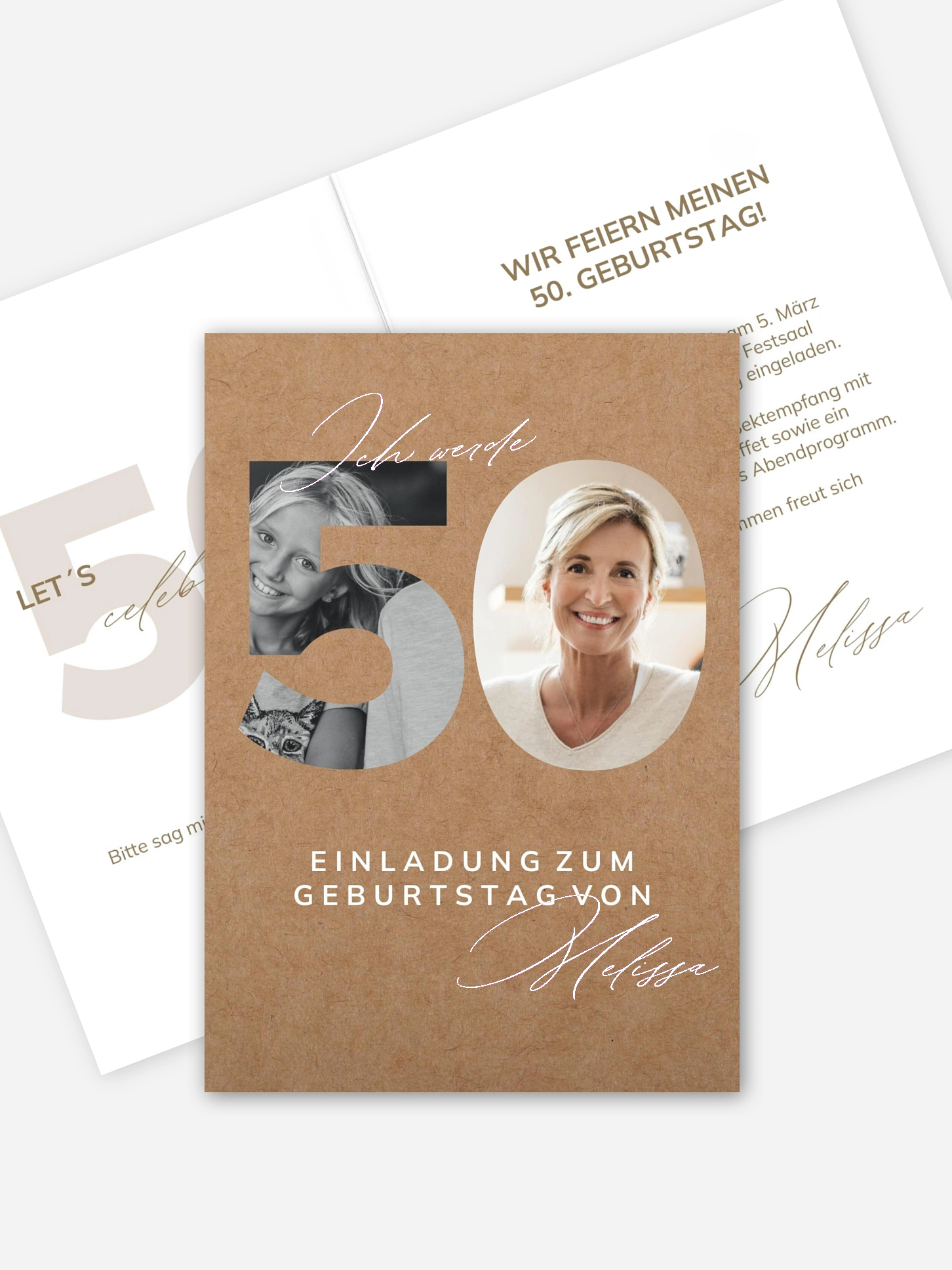Einladung 50. Geburtstag My Style