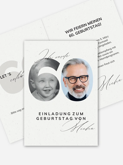 Einladung 60. Geburtstag My Style