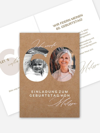 Einladung 60. Geburtstag My Style