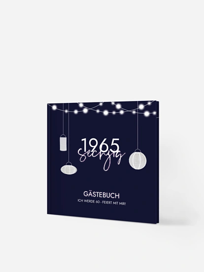 Gästebuch Geburtstag Lichtergarten