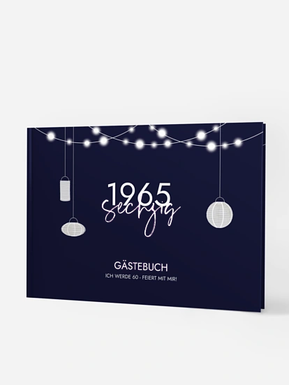 Gästebuch Geburtstag Lichtergarten