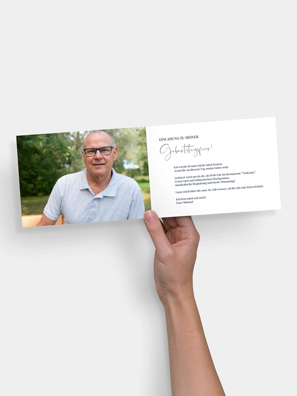 Einladung 60. Geburtstag Feiern