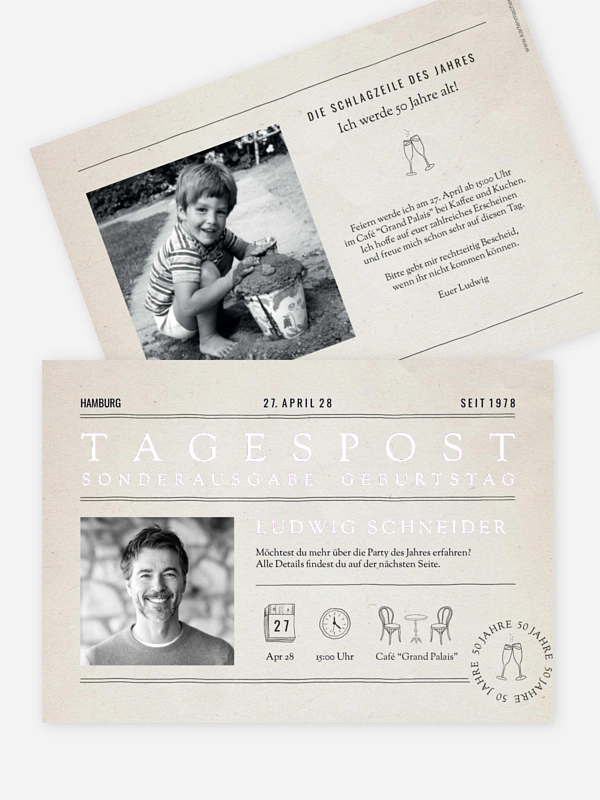 Birthday Newspaper