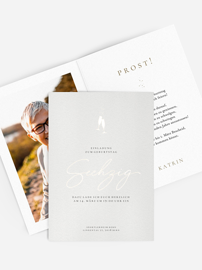 Einladung 60. Geburtstag Zum Wohlsein