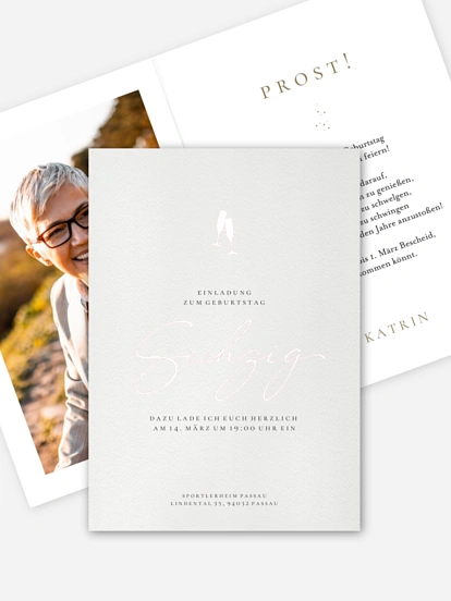 Einladung 60. Geburtstag Zum Wohlsein