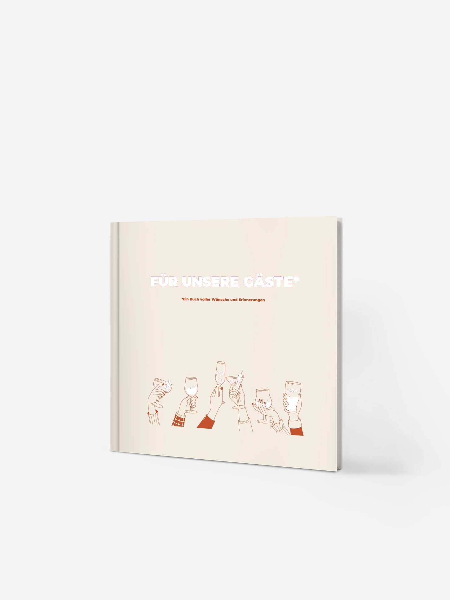 Gästebuch Geburtstag Hoch die Gläser
