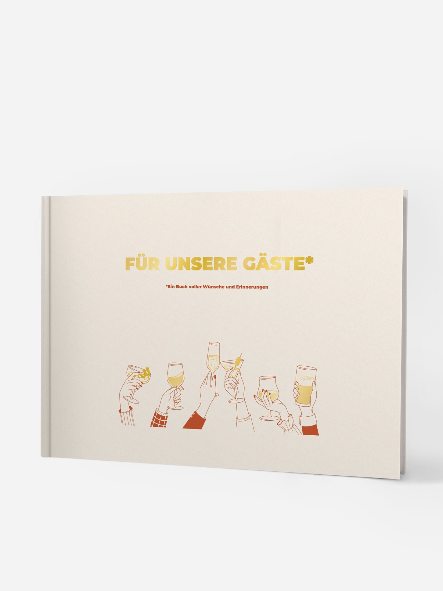 Gästebuch Geburtstag Hoch die Gläser