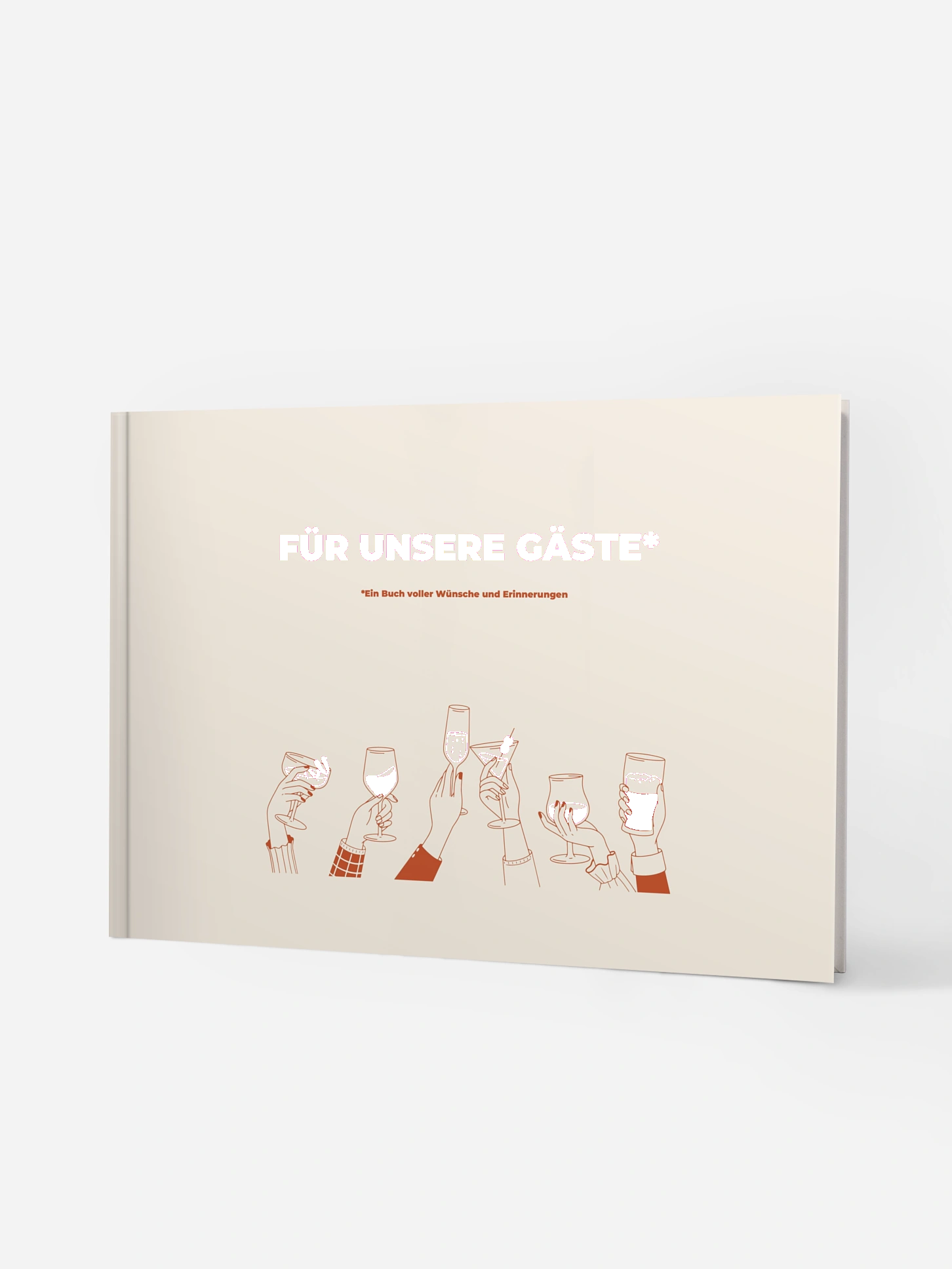 Gästebuch Geburtstag Hoch die Gläser
