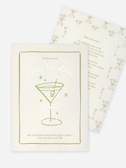 Geburtstagseinladung Party Drink