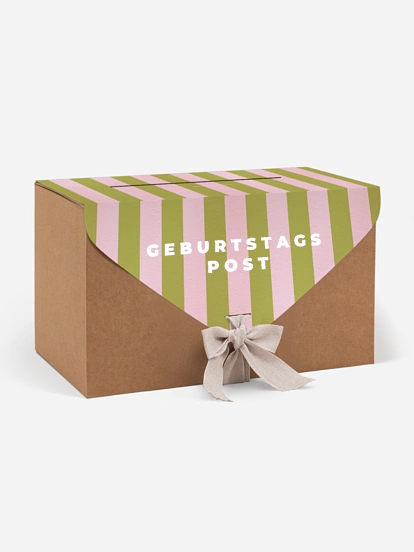Kartenbox Geburtstag Knallbunt