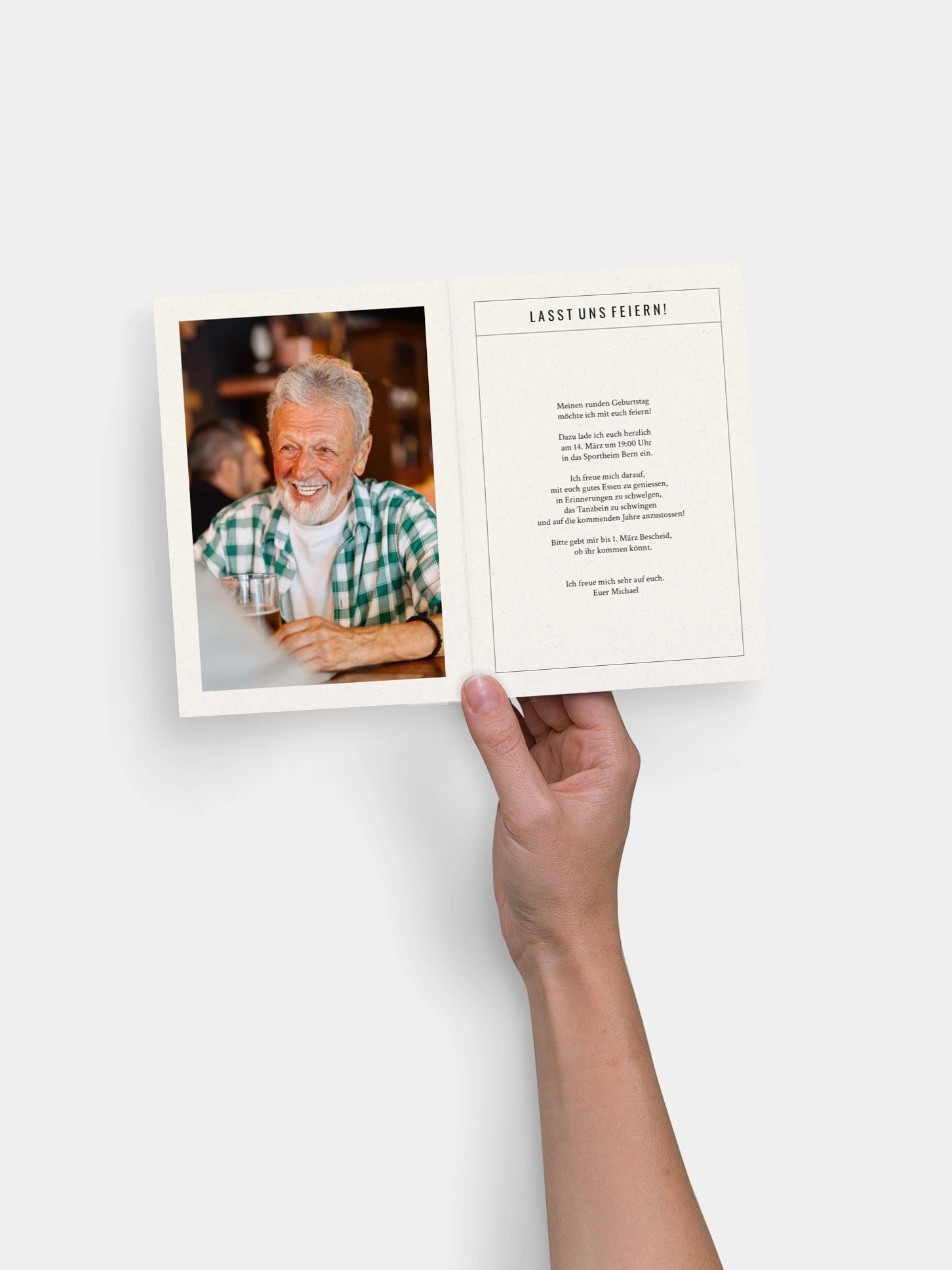 Einladung 70. Geburtstag Birthday Chart
