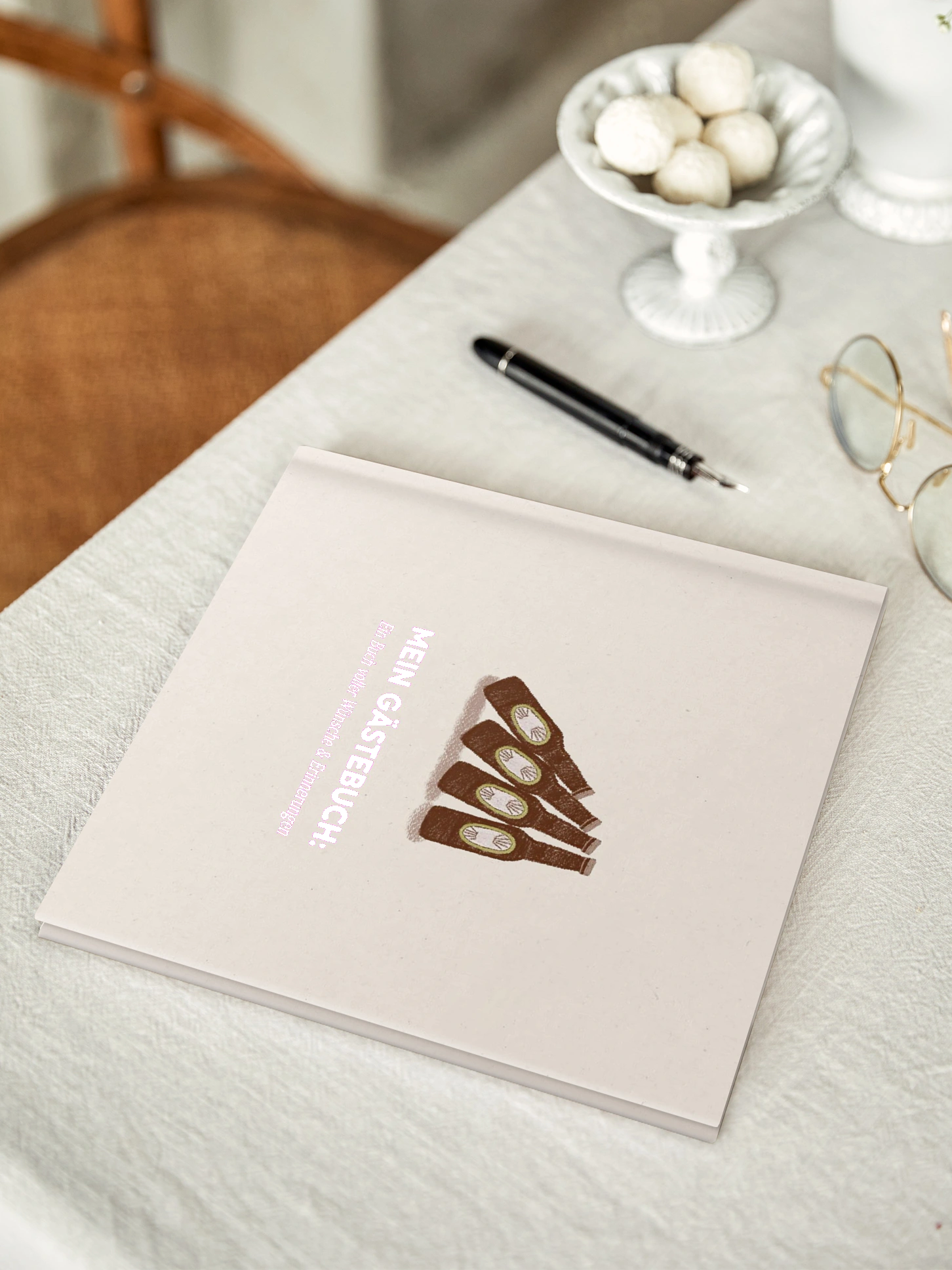 Gästebuch Geburtstag Zeit zum anstoßen