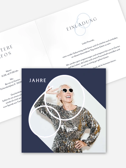 Einladung 60. Geburtstag Pop Number