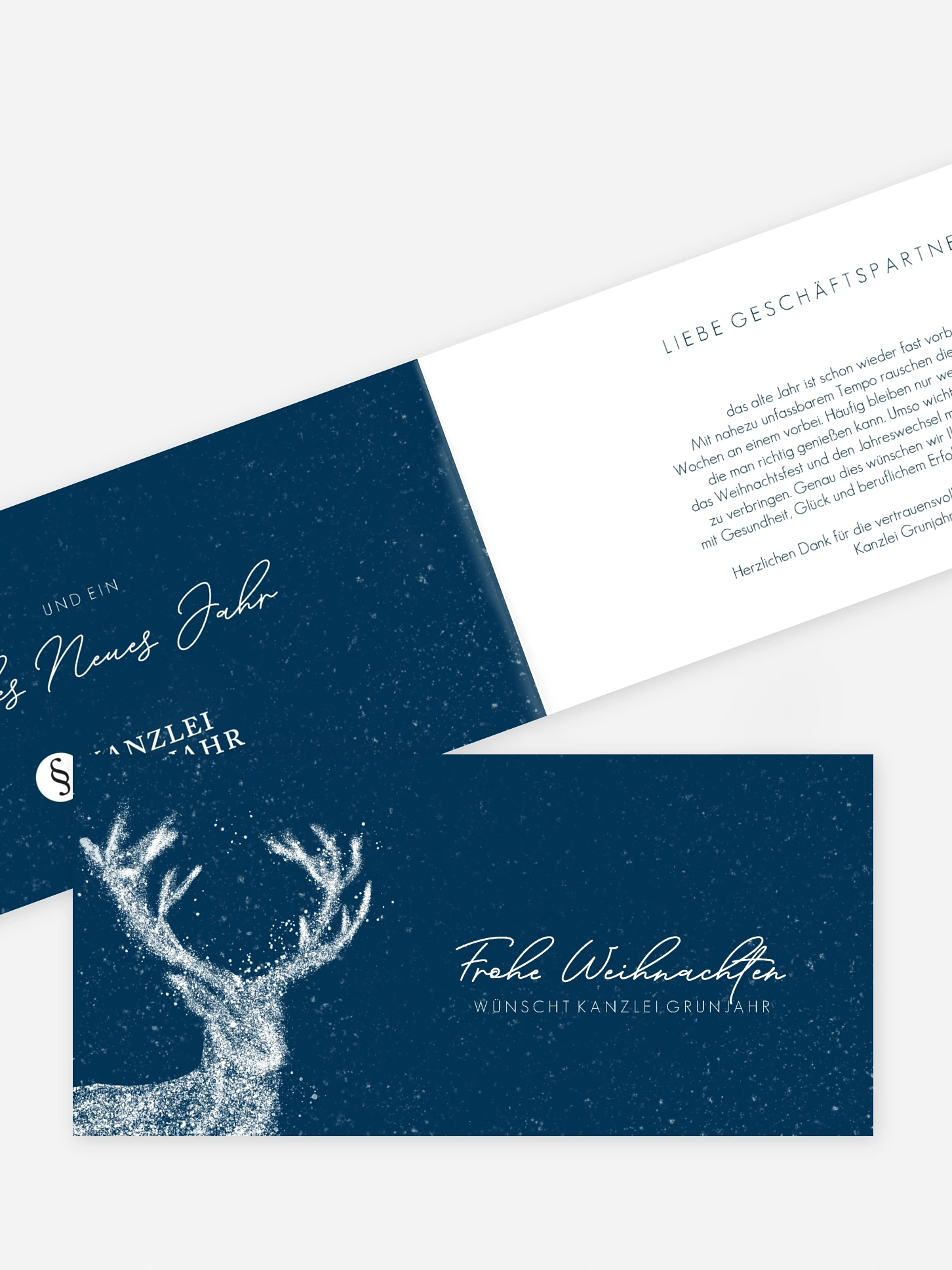 Geschäftliche Weihnachtskarte Patronus
