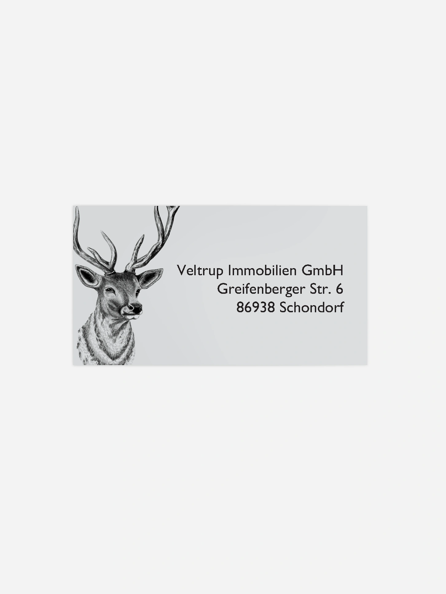 Empfängeraufkleber geschäftl. Weihnachten Graceful Christmas
