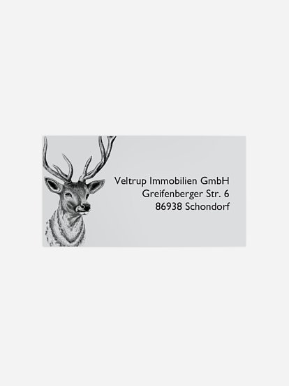 Empfängeraufkleber geschäftl. Weihnachten Graceful Christmas