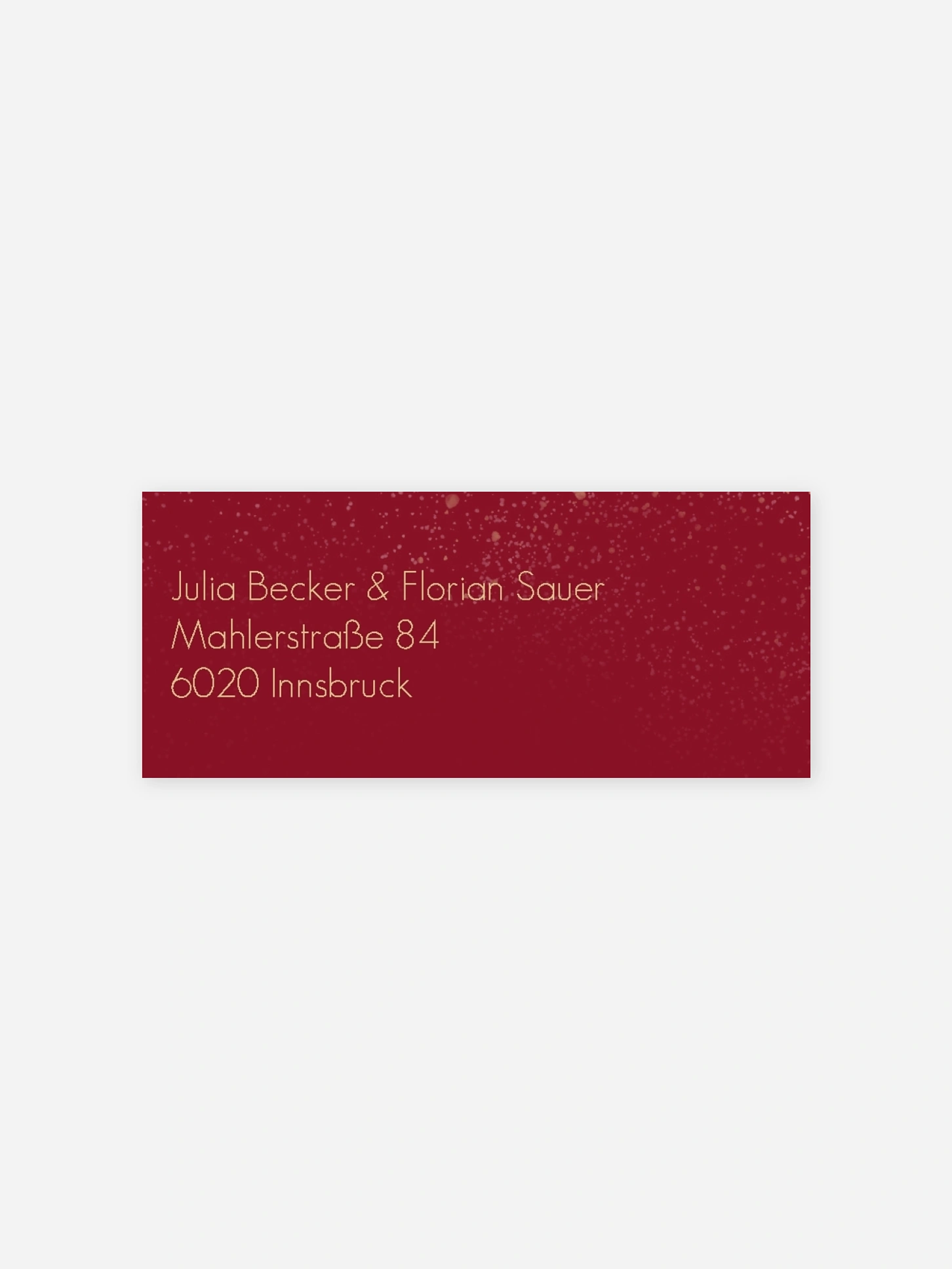 Absenderaufkleber Party Sternenstaub