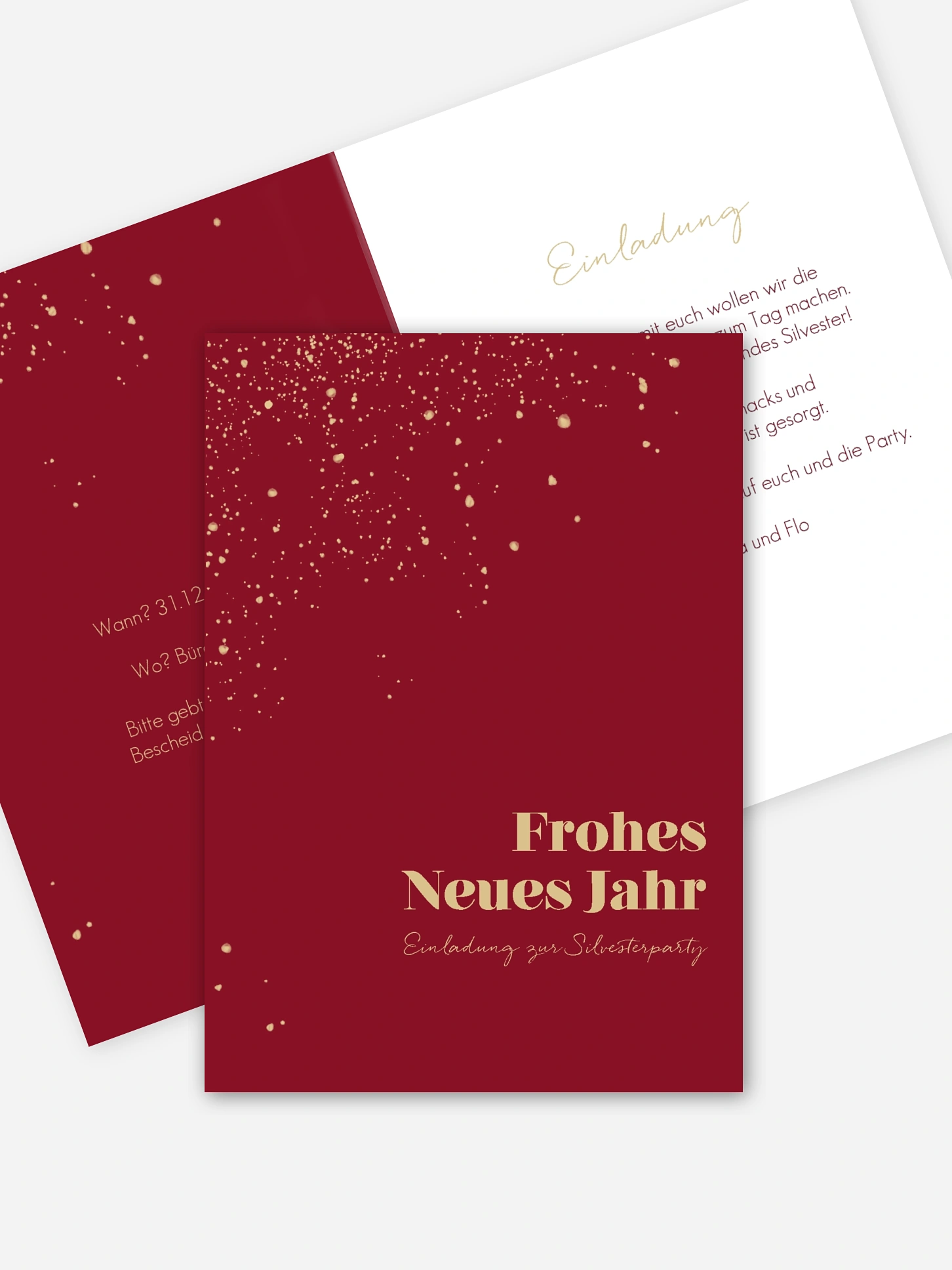 Partyeinladung Sternenstaub