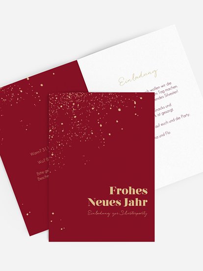 Partyeinladung Sternenstaub