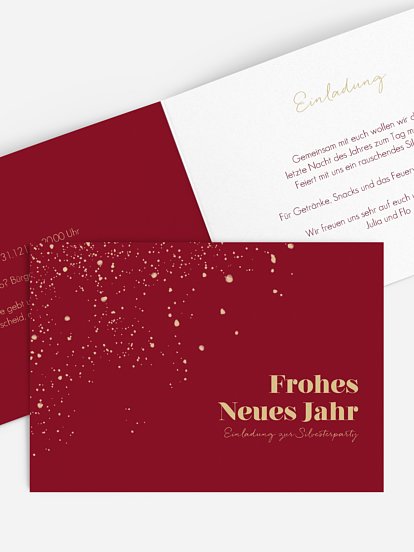 Partyeinladung Sternenstaub