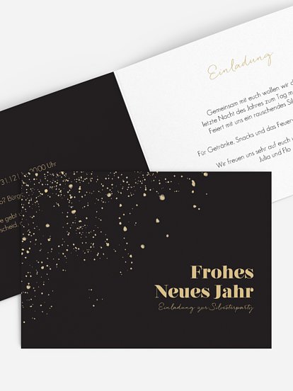 Partyeinladung Sternenstaub
