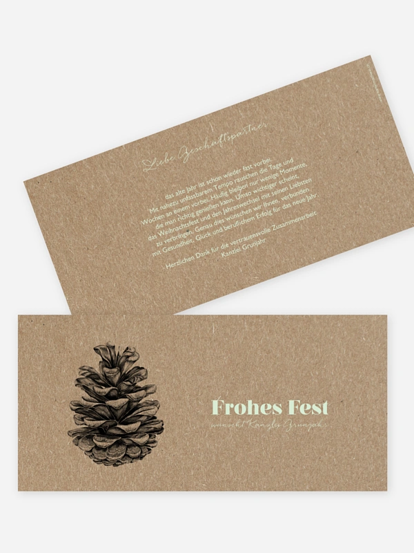 Pinecone Kraftpapier