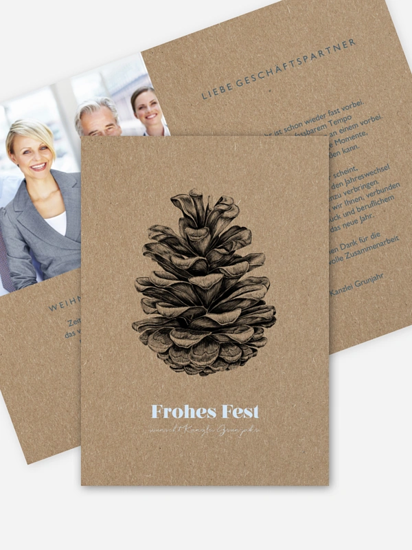 Pinecone Kraftpapier