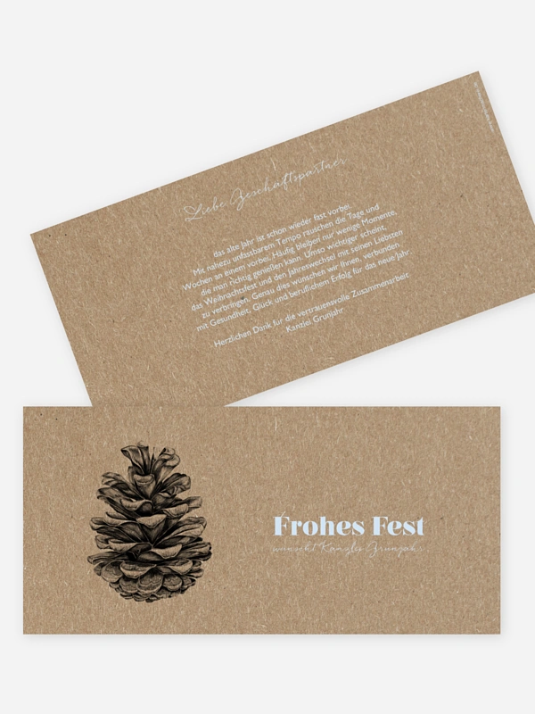 Pinecone Kraftpapier