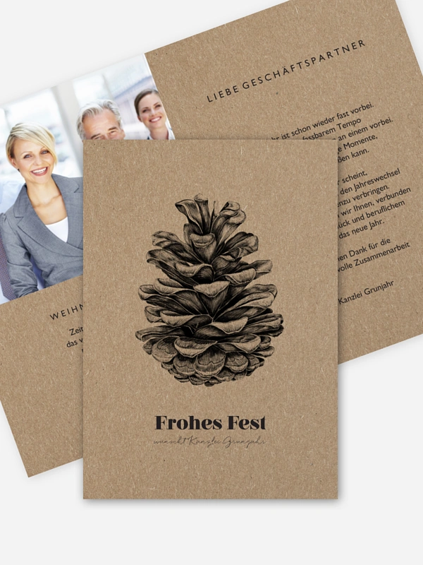 Pinecone Kraftpapier