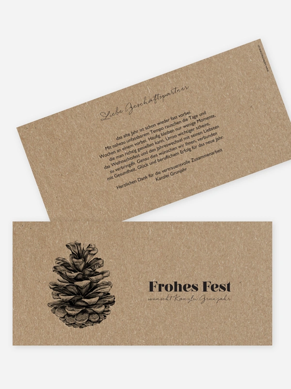 Pinecone Kraftpapier