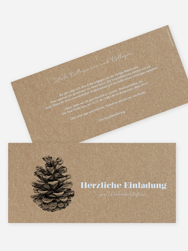 Pinecone Kraftpapier