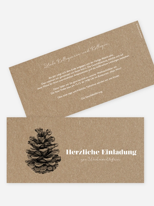 Pinecone Kraftpapier
