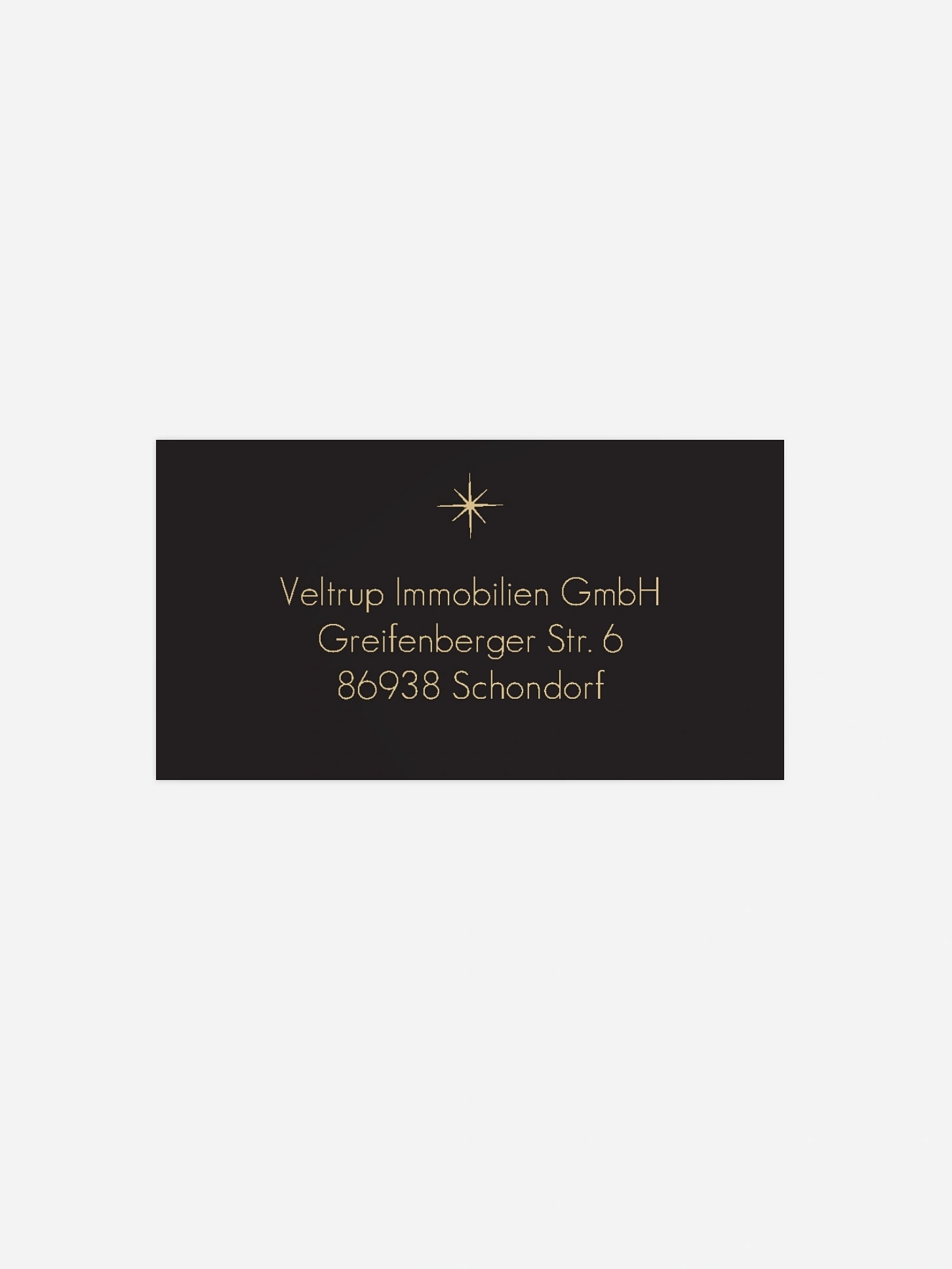 Empfängeraufkleber geschäftl. Weihnachten Sparkling Christmas