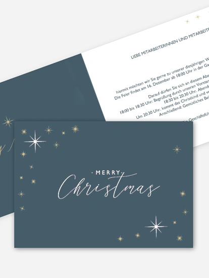 Weihnachtsfeier Sparkling Christmas