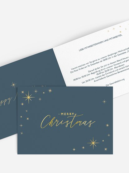 Weihnachtsfeier Sparkling Christmas