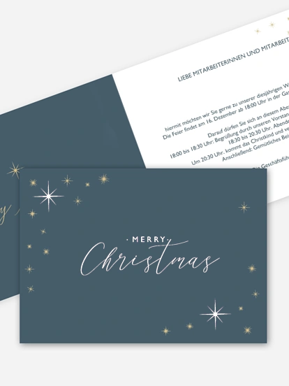 Weihnachtsfeier Sparkling Christmas