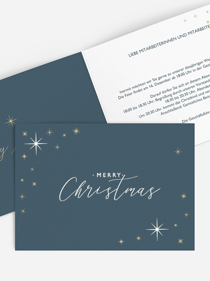 Weihnachtsfeier Sparkling Christmas