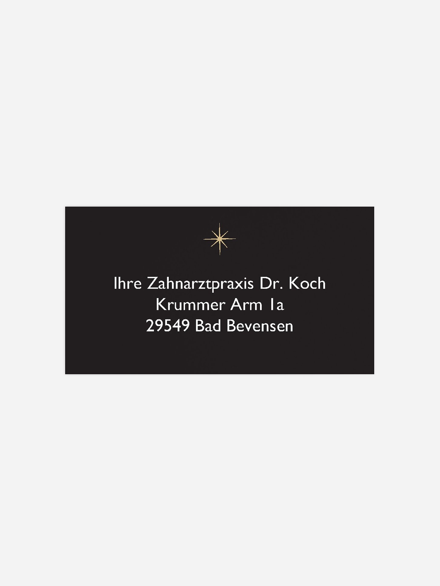 Empfängeraufkleber geschäftl. Weihnachten New Year's Wishes