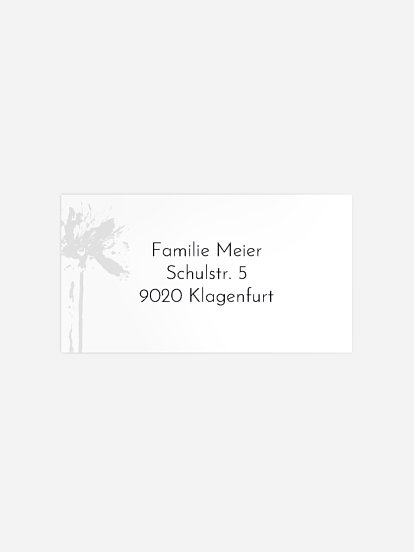 Empfängeraufkleber Trauer Ewige Liebe