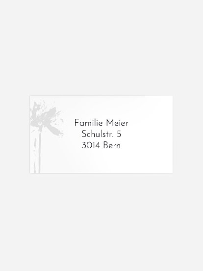 Empfängeraufkleber Trauer Ewige Liebe