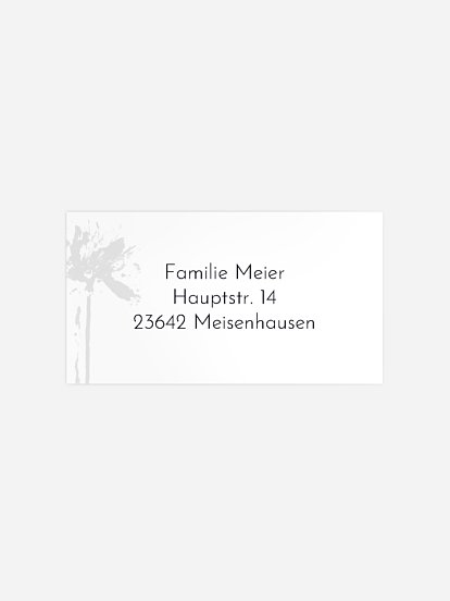 Empfängeraufkleber Trauer Ewige Liebe