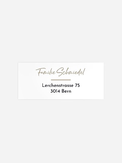 Absenderaufkleber Trauer Die Erinnerung bleibt