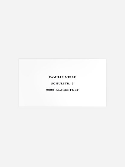 Empfängeraufkleber Trauer Friedlicher Abschied