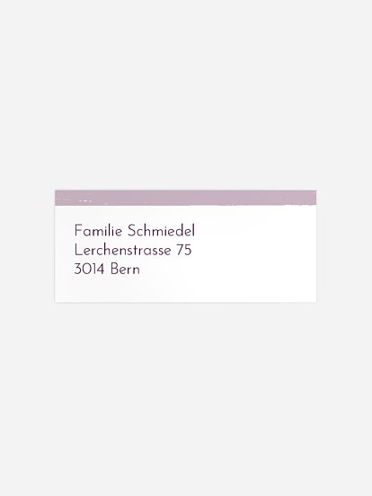 Absenderaufkleber Trauer In Ewigkeit