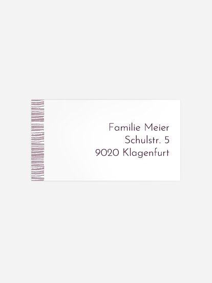 Empfängeraufkleber Trauer In Ewigkeit