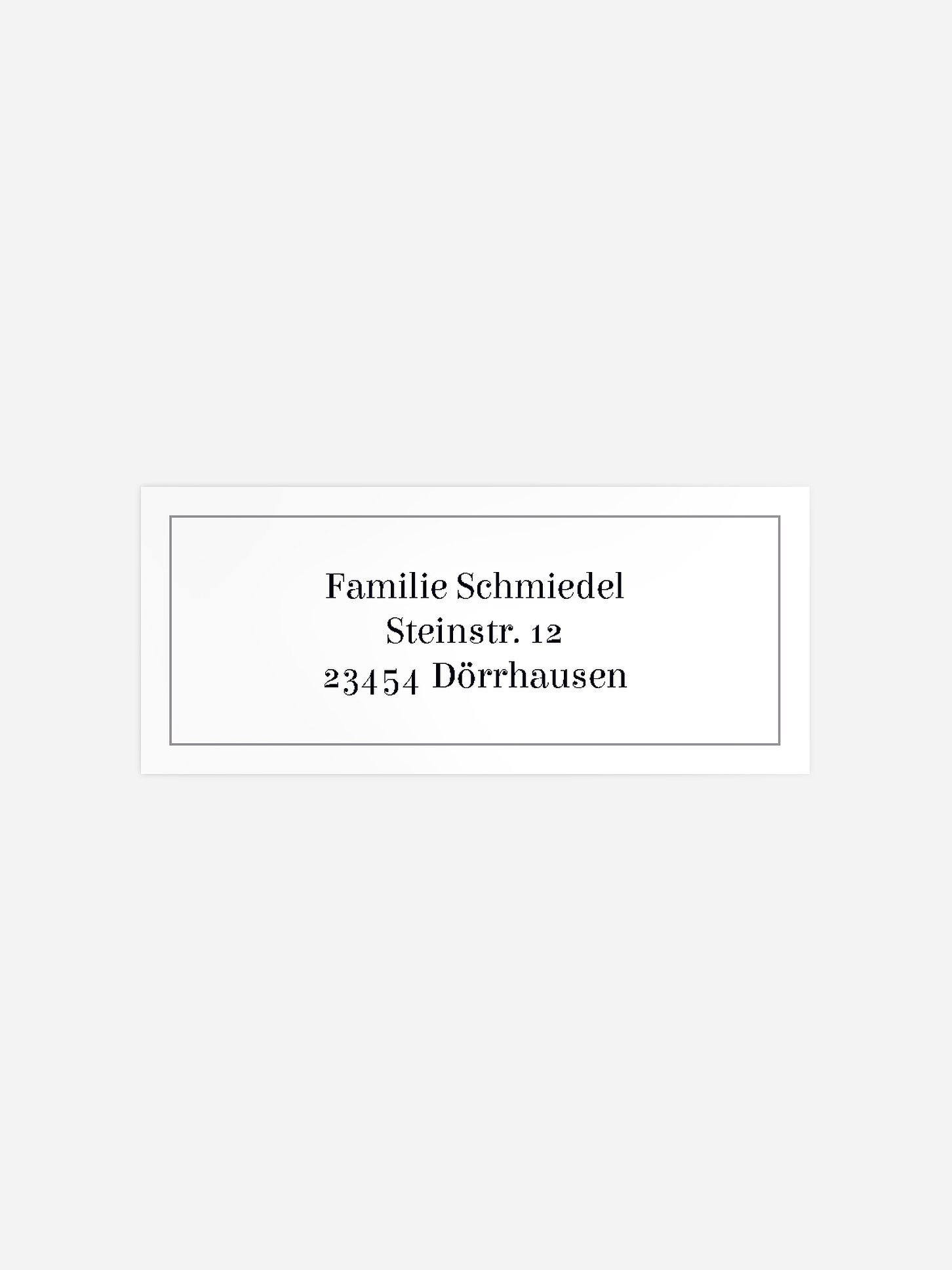 Absenderaufkleber Trauer Güte
