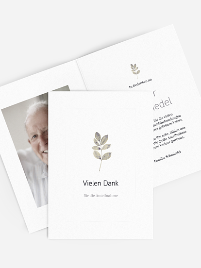 Trauerdanksagung Güte